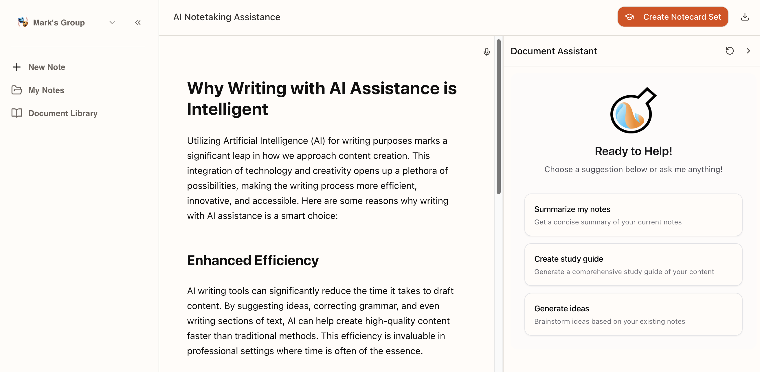 Notilo AI study assistant